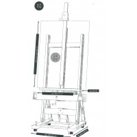 Mabef M04 plus - Staffeli m. håndsving højde & hældning