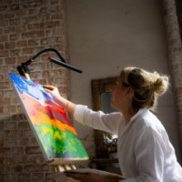 Mabef M18 - Konvertibelt staffeli - kan stilles vandret Mabef M18 - Konvertibelt staffeli - kan stilles vandret