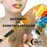 Gavekort til kunstnerartikler på Cbart.dk