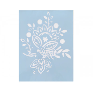 Stencil, A4 Blomsterbuket