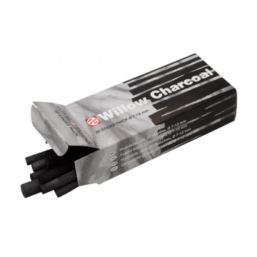 Willow charcoal - Tegnekul - 20 stk. 7-12 mm Willow charcoal - Tegnekul - 20 stk. 7-12 mm