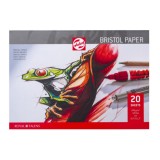 Bristol skitsepapir, blok m 20 ark, 246g