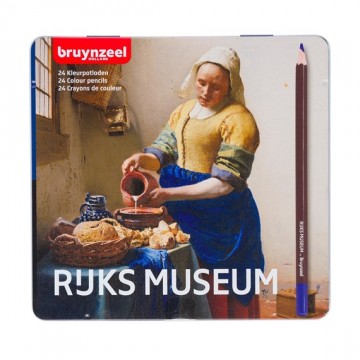 Farveblyanter, 24 stk.,Rijks Museum, Bruynzeel, The Milkmaid