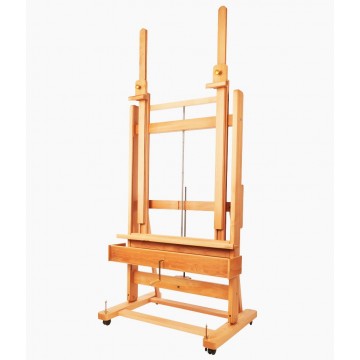 Mabef M02 plus - staffeli m. dobbelt mast og håndsving Mabef M02 plus - staffeli m. dobbelt mast og håndsving