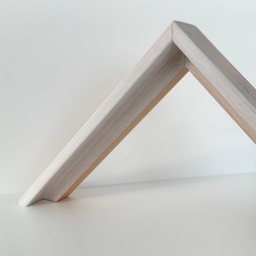 Svæverammer, 100% træ, Hvid lud