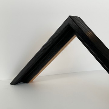 Svæverammer, 100% træ, Sortbejdset 