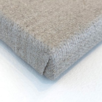 Ugrundet hørlærred, SPAR 30%, 20x20 cm