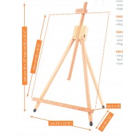 Bordstaffeli, tripod, foldbar Bordstaffeli, tripod, foldbar
