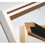 Svæverammer, 100% træ, Sort